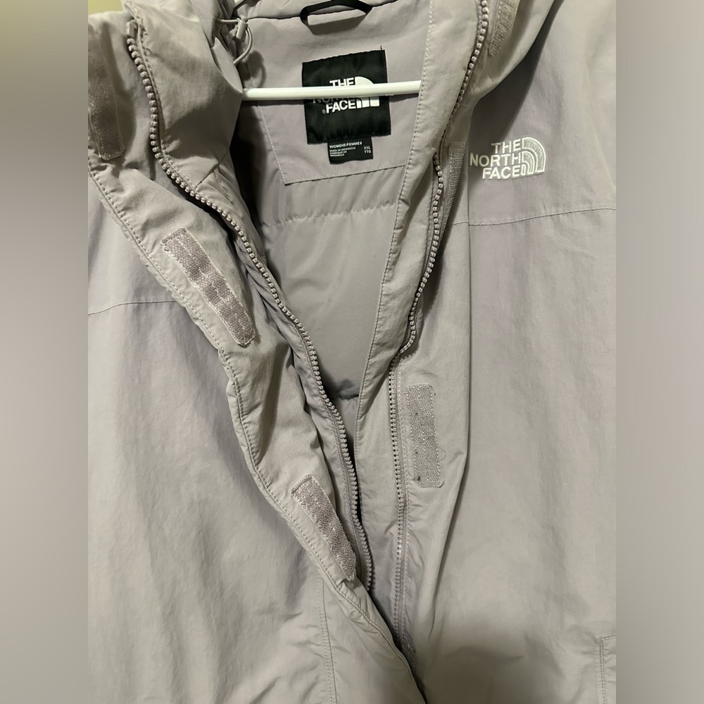 North face light lavender winter parka